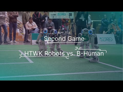 GORE 2023 - HTWK Robots vs. B-Human (Standard Platform League Group Phase)