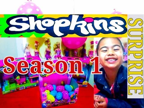 Shopkins Surprise Eggs Season1 Huevos Sorpresa Itlog na may Lamang Shopkins sa Loob Video
