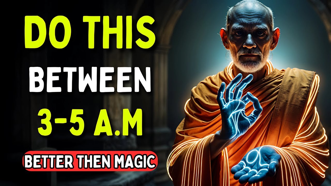 If You Wake Up Between 3AM & 5AM, DO THESE 3 THINGS! | Buddhist