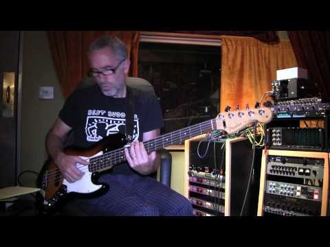 Paul Bushnell recording "Love Shows Me" for Rain Boe Wave at Studio City Sound.