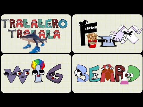 ALPHABET LORE ANIMATION / alphabet lore parody compilation @MikeSalcedo