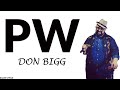 Don Bigg - PW (Lyrics / Paroles)