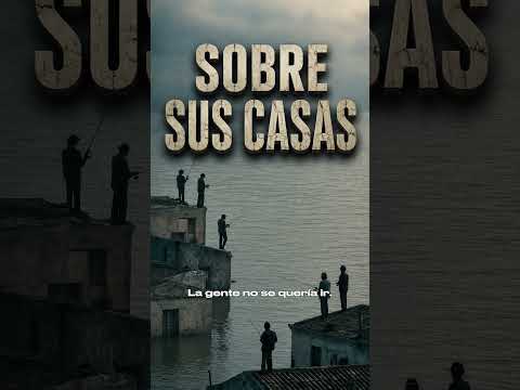 El pueblo desapareció, ellos no.