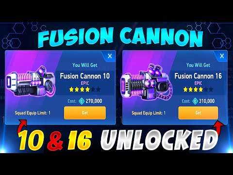 FUSION CANNON 10 & 16 UNLOCKED!! 😍🔥 || MUST WATCH || MECH ARENA || HRG ||