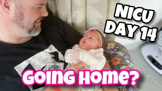 Is today the day we get to bring our baby home?! | NICU Journey Day 14 | Vlog 270