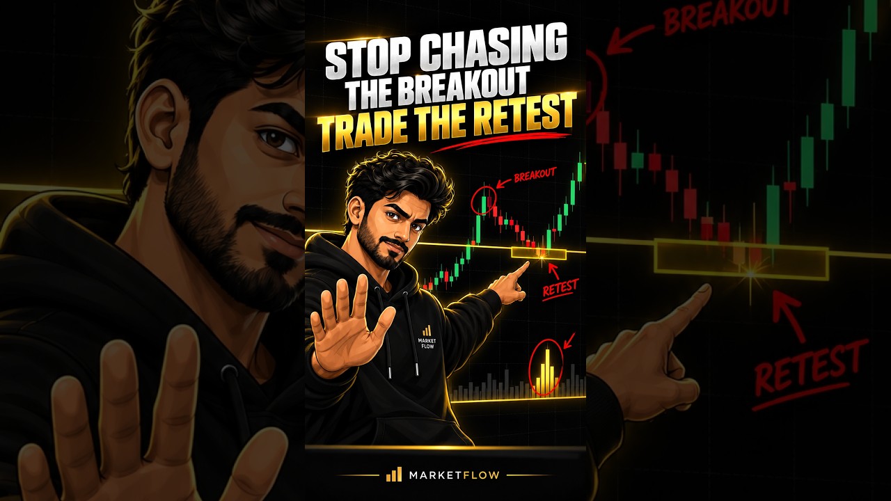 Stop Chasing the Breakout Candle — Trade the Retest Volume Instead ✅ #shorts #BreakoutTrading