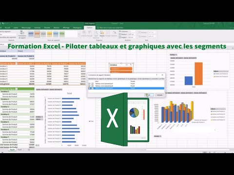 Formation Excel - Piloter tableaux et graphiques avec les segments