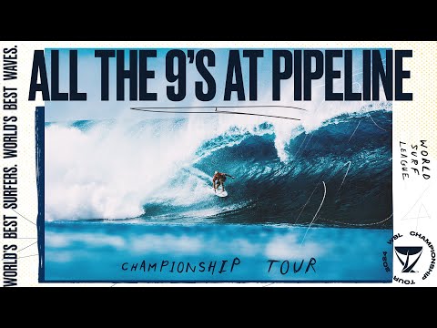 All The 9s At Pipe Since 2018 // Lexus Pipe Pro Presented by Yeti - Watch live Jan 29 to Feb 10