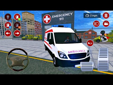 Ambulance Rescue Driver 2021 - Emergency Rescue Service Simulator - Android Gameplay
