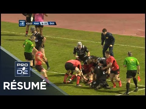 PRO D2 - Résumé Narbonne-Dax: 13-41 - J20 - Saison 2017/2018