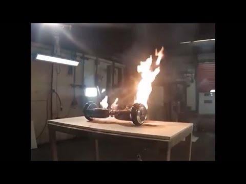 Villa förstörd vid Hoverboardbrand - Nyheterna (TV4)