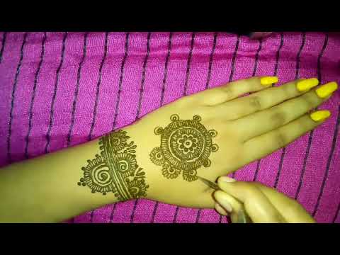 Arabic mehndi || simple and easy to learn Video