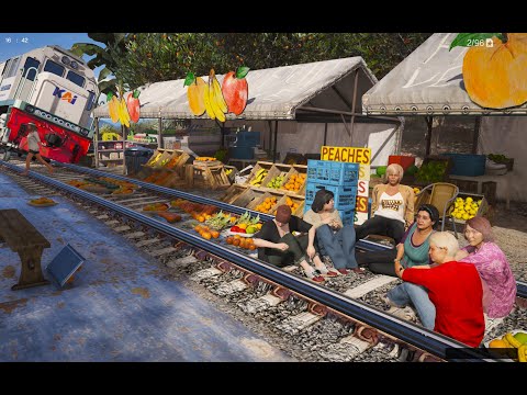 LOKO BADER MENGAMUK di Jalur Pasar Padat Pembeli ! -