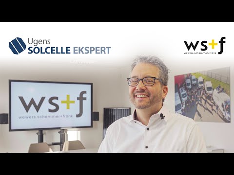 ws+f GmbH fra Detmold er Ugens solcelle ekspert