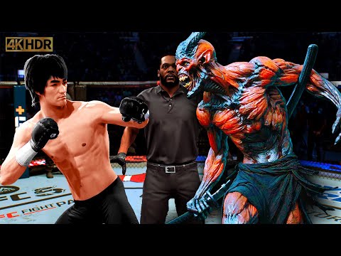 TRUE Bruce Lee vs. Hell Samurai Warrior | EA Sports UFC 5
