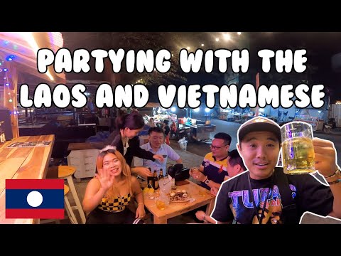 Hospitalidade vietnamita no Laos | Vientiane, Laos
