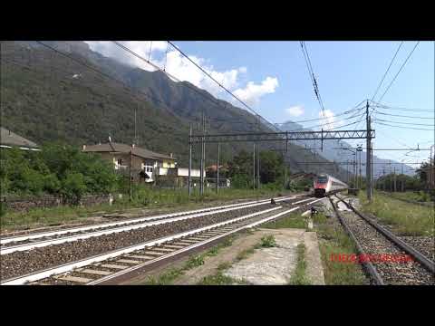 LA STROMBAZZATA DELL' ETR 610 SBB (CH) IN TRANSITO A PREMOSELLO. (VB) SAB. 12 - 9 - 2020