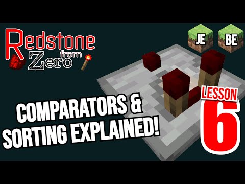 The Comparator, Part 1: How to Build Item Sorters with Minecraft's Automated Measurement Gauge