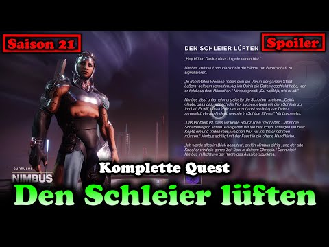 Den Schleier lüften - Quest - Saison der Tiefe (Destiny 2) - [Lightfall]