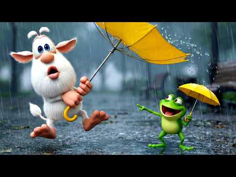 Booba ☂️ Umbrella Trouble ⛱️ Fun Cartoons for Kids