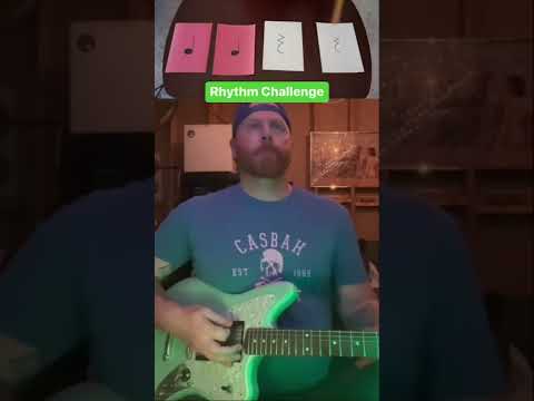 Rhythm Challenge in Drop B. #rhythmchallenge #dropb #guitar #musician