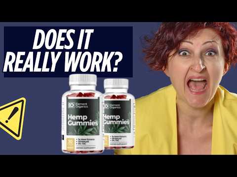ELEMENT ORGANICS HEMP GUMMIES REVIEW - Tired of Soreness? See How It Works!