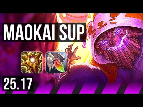 MAOKAI & Lucian vs SHACO & Senna (SUP) | KR Master | 25.17