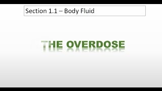 Body Fluid: Physiology 1.1