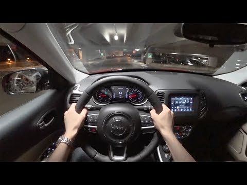 2018 Jeep Compass Sport 4x4 - POV Night Drive (Binaural Audio)