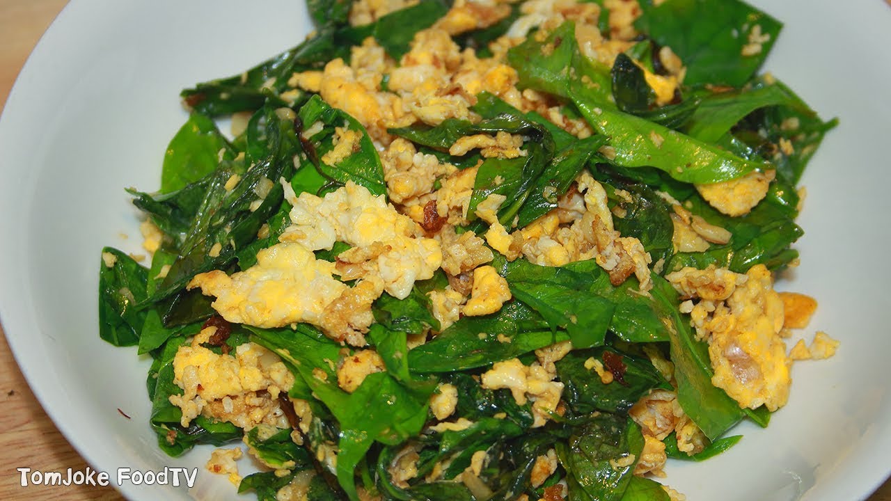 Stir-Fried Liang Leaves with Eggs