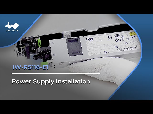 IW-RS116-E1 PSUs Installation