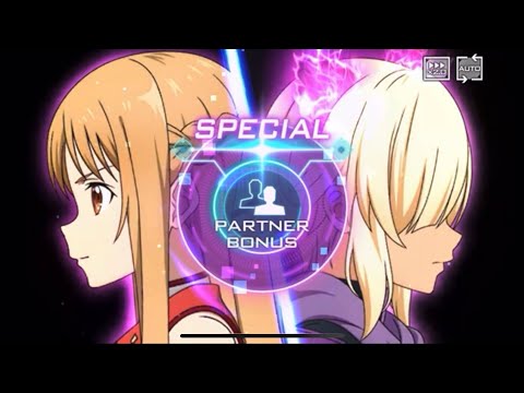 Asuna & Sylvie Special Partner Bonus Sword art online Unleash Blading