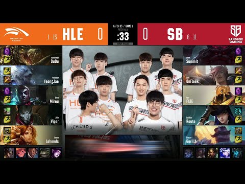 HLE vs SB | W10D2 | Match 85 Game 1 | LCK Summer Split 2020 – S10 | Hanwha Life vs SANDBOX Gaming