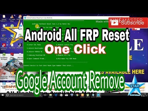 Android FRP Reset Tool 2018 | Google Account Removal Fastboot