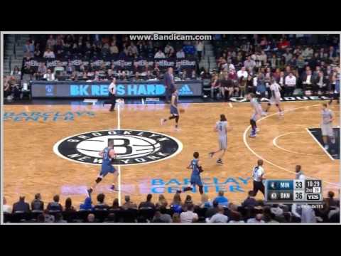 Nemanja Bjelica Coast to coast play - Brooklyn Nets vs. Minnesota Timberwolves - NBA 08/11/2016