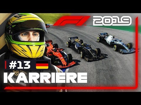 F1 2019 Karriere Part 13: ENGE ÜBERHOLACTION BEIM HEIMRENNEN!! - DEUTSCHLAND