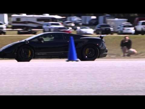 Underground Racing lamborghini gallardo superleggera 218mph pass : Florida 1/2 mile shootout
