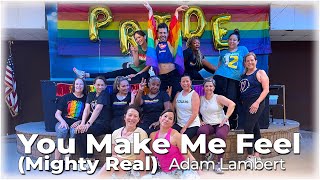 Adam Lambert  - You Make Me Feel Mighty Real Dance Workout l Choreography Chakaboom Fitness l Pride