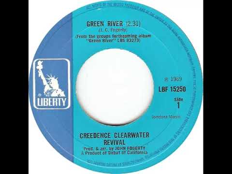 UK New Entry 1969 (220) Creedence Clearwater Revival - Green River