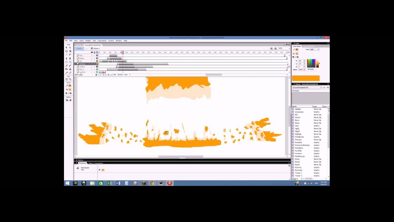 Animation Timelapse  -2 Hours, 24 minutes-