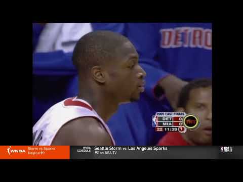 NBA Playoffs 2005 East Final Game 7 Detroit Pistons @ Miami Heat