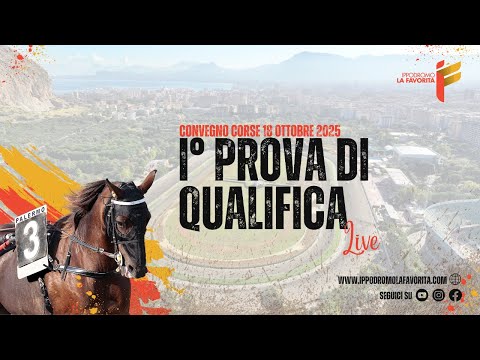 Live I° Prova di Qualifica del 18 Ottobre 2025 - 2 anni - Metri 1600