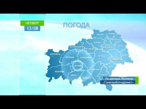 Погода в Гомеле и Гомельской области 13 августа