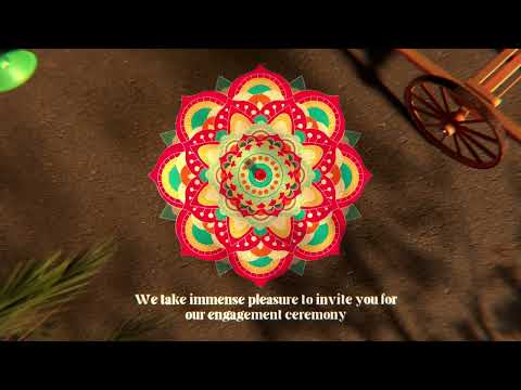 3D Wedding Invitation - Theme 2