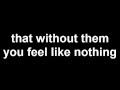 LYRICS ONLY - It's like you're screaming and no ...