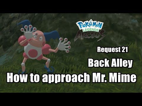 How to approach Mr  Mime Pokemon Legends Arceus Back Alley Mr  Mime   Request 21