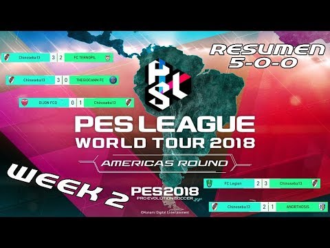RESUMEN PES LEAGUE MYCLUB AMERICAS ROUND WEEK 2 | 5-0-0|