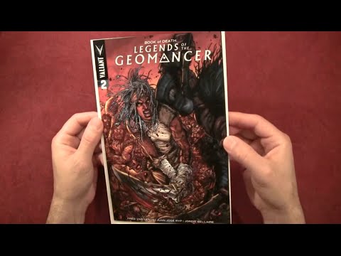Reading Comics: Book of Death: Legends of the Geomancer #2, Valiant, 2015 [ASMR, Male, Soft Spoken] Video