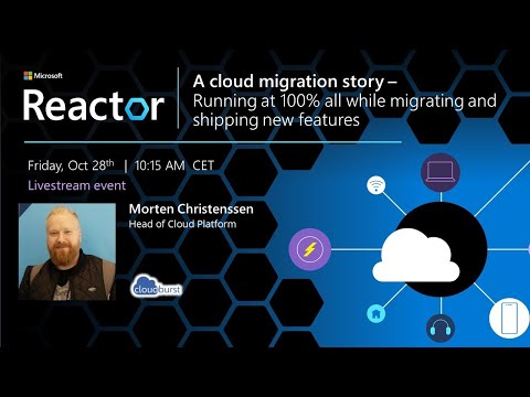 A cloud migration story - running at 100% all while migrating and shipping new features