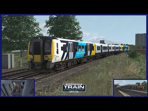 Class 450 'Desiro' cab ride (2B89 - Southampton Central to Poole) ~ Train Simulator